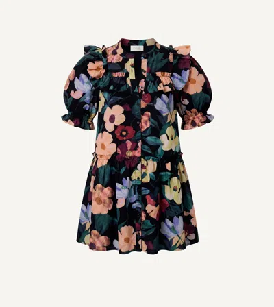 Cleobella Tatiana Mini Dress | Black Andalusia In Multi