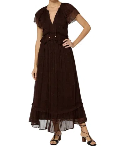 Cleobella Tatum Ankle Dress In Siena In Multi