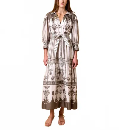 Cleobella Tavia Ankle Dress In Sable In Neutral