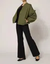 Cleobella The Bobbi Reversible Jacket In Army Green/ Floral In Multi