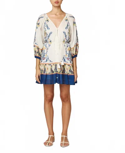 Cleobella Thora Mini Dress In Monaco In White