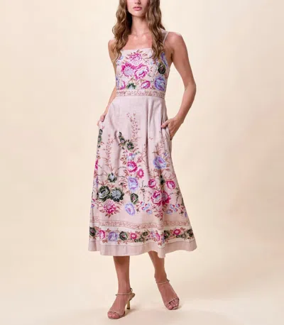 Cleobella Trina Ankle Dress In Pink