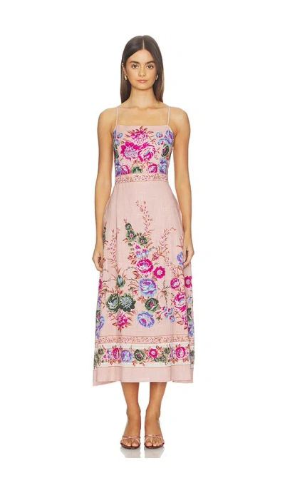 Cleobella Trina Ankle Dress In Silva Print