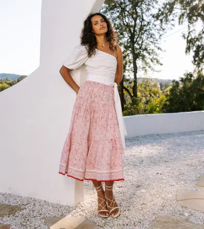 Cleobella Uma Midi Skirt In Animal Print