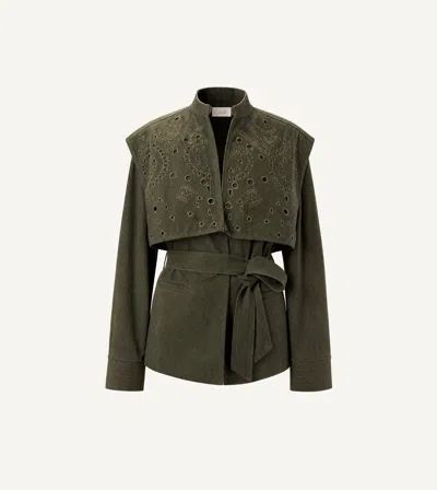 Cleobella Val Jacket | Winter Moss In Green
