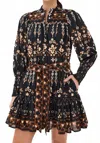 Cleobella Vanessa Mini Dress In La Vie Print In Black