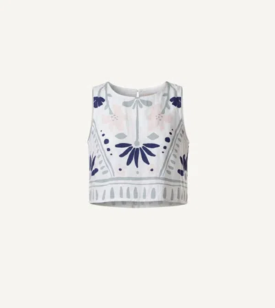 Cleobella Venetia Top| Liliana Blue Surf