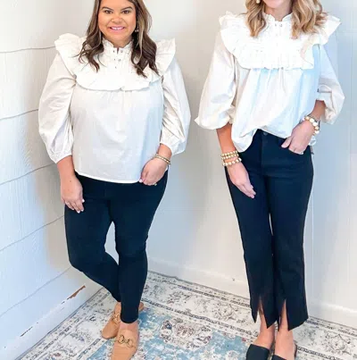 Cleobella Vivienne Blouse In Ivory In White