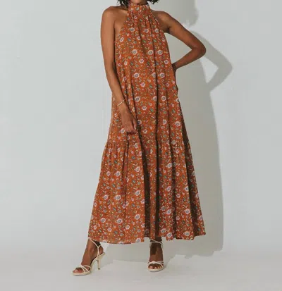 Cleobella Wilder Dress In Amber In Multi