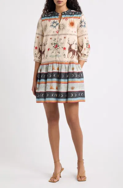 Cleobella Winter Minidress In Multi