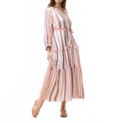 Cleobella Wisteria Midi Dress In Ivory Multi