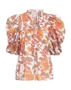 Cleobella Zola Blouse In Shea In Brown