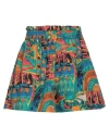 Cleobella Woman Shorts & Bermuda Shorts Green Size M Organic Cotton In Green