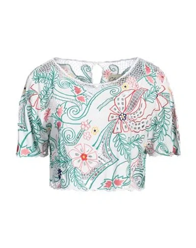 Cleobella Woman Top White Size S Rayon