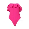 Cleobella Women Amelia One Piece Swimsuit In Magenta In Pink
