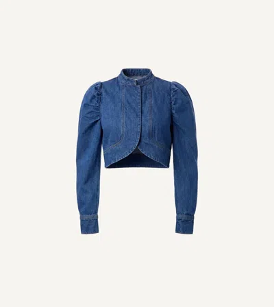Cleobella Women's Damien Jacket In Medium Denim In Blue