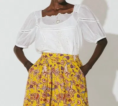 Cleobella Women's Maribel Blouse In Ivory In White