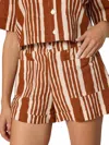 Cleobella Niko Short In Vecchio Stripe In Multi