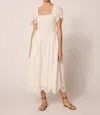Cleobella Yesenia Midi Dress In Ivory Eyelet