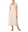Cleobella Yesenia Midi Dress In Ivory Eyelet