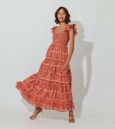 Cleobella Zahara Ankle Dress In Aurora In Multi