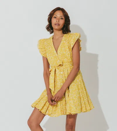 Cleobella Zia Mini Dress | Cassia In Yellow