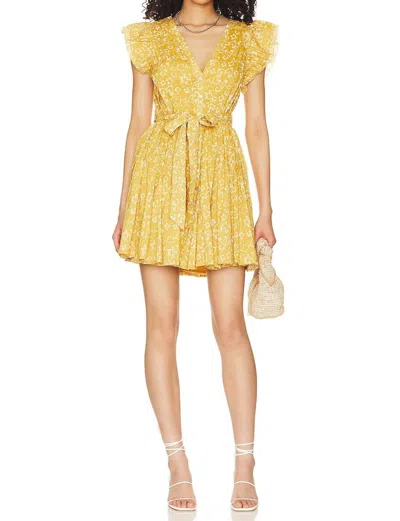 Cleobella Zia Mini Dress In Cassia In Yellow