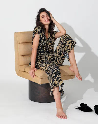 Cleobella Zoe Pajama Set In Black