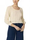 Cleobella Zoe Sweater In Ivory In White