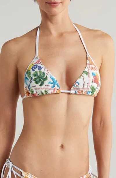 Cleonie Bells Bikini Top In Multi