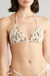 Cleonie Bells Bikini Top In Seashell