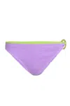Cleonie Cockatoo Bottom In Lilac/chartreuse In Purple