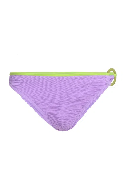 Cleonie Cockatoo Bottom In Lilac/chartreuse In Purple