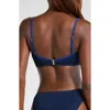 Cleonie Echo Bikini Top In Navy