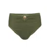 Cleonie Island Bikini Bottom Moss In Green