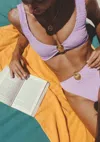 Cleonie Miami Kini Top &amp; Byron Bottoms Lilac In Purple
