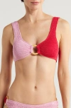 Cleonie Oceania Bikini Top In Cherry Blossom