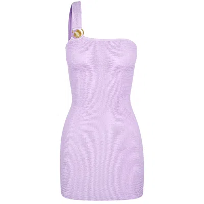 Cleonie Pacific Mini Dress Lilac In Purple
