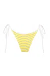Cleonie Tini Brief Sunshine Stripe In Yellow