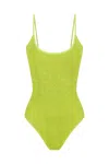 Cleonie Wanda Maillot Chartreuse In Green