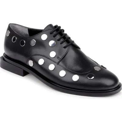 Clerae Jive Studded Flat In Black