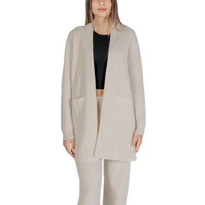 Cleré Beige Viscose Cardigan In Gray