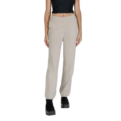 Cleré Beige Viscose Pant In Neutral