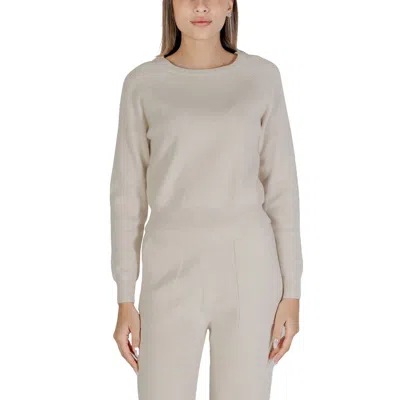 Cleré Beige Viscose Sweater In Gray
