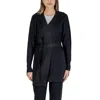 Cleré Black Viscose Cardigan In Black