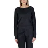 Cleré Black Viscose Sweater In Black