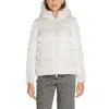 Cleré Polyester Jackets & Women's Coat In White