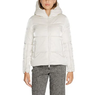 Cleré Polyester Jackets & Women's Coat In White