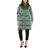 Cleré Polyester Jackets & Women's Coat In Green