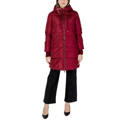 Cleré Purple Polyester Jackets & Coat In Red